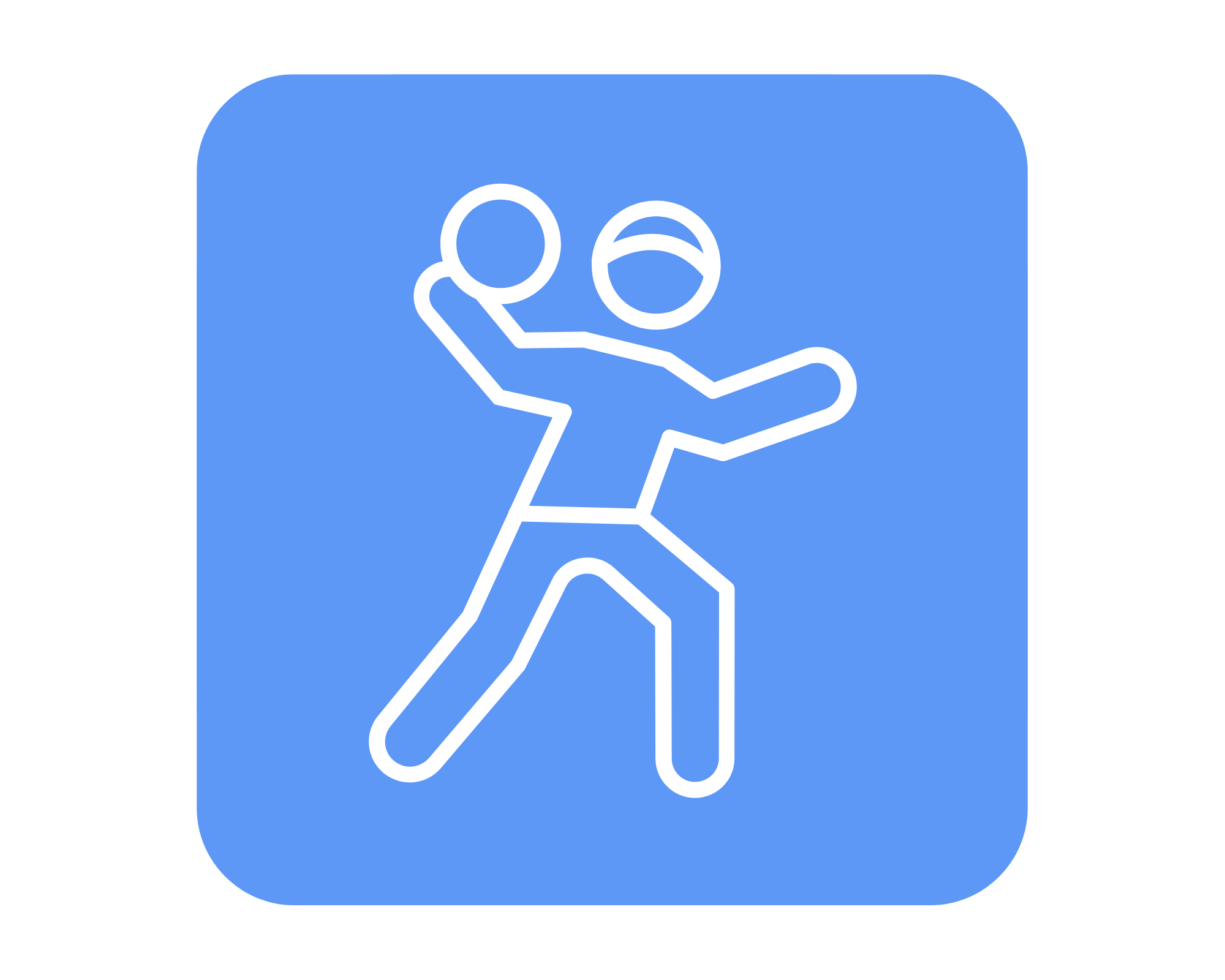 Icono cuerpo niño corriendo
